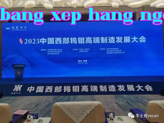 Chủ tịch - Tiến sĩ Trần Kim Quý được mời phát biểu chủ đề tại Hội nghị Phát triển Sản xuất Thiết bị Cao cấp Vonfram và Molybden năm 2023 khu vực Tây Bộ Trung Quốc