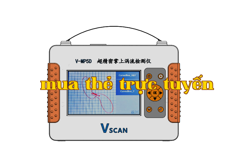 Máy dò dòng xoáy siêu chính xác V-MP5D cầm tay