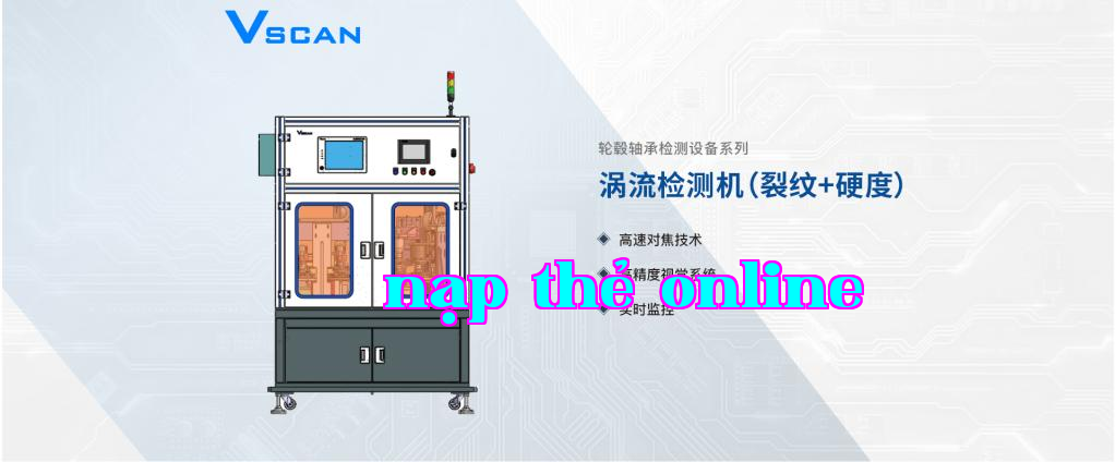 Máy dò dòng xoáy cho vòng bi vành xe